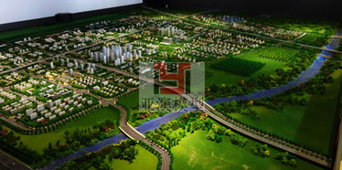 涿州規(guī)劃館---城市規(guī)劃沙盤順利驗收并開館！