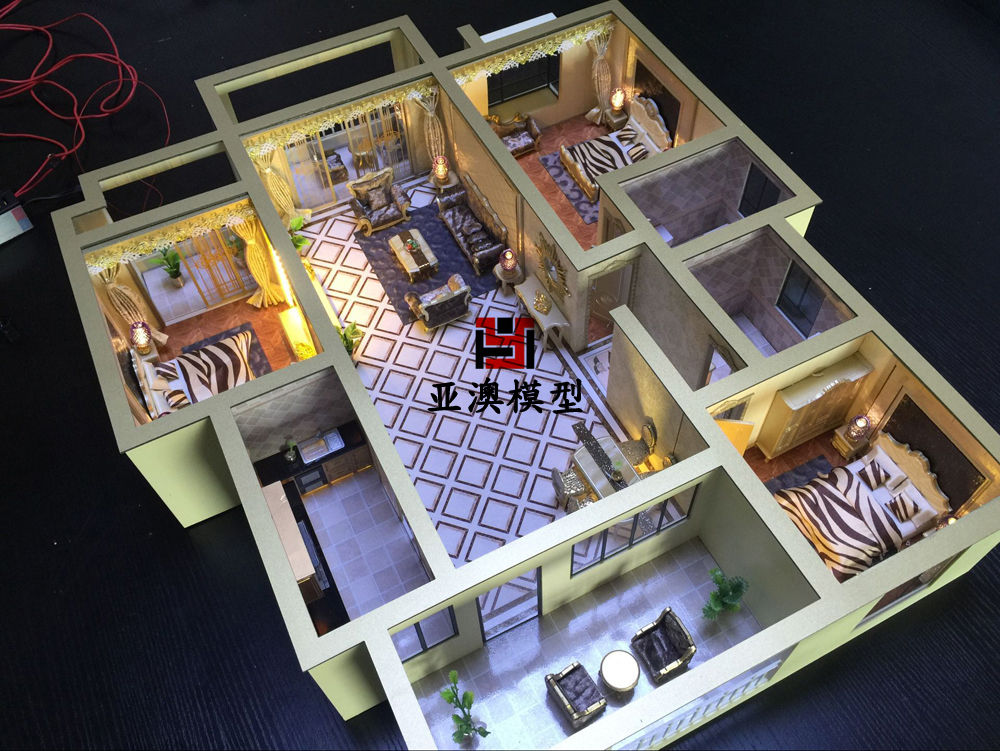 簡(jiǎn)歐式戶型模型