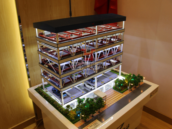 立體車(chē)庫(kù)動(dòng)態(tài)模型